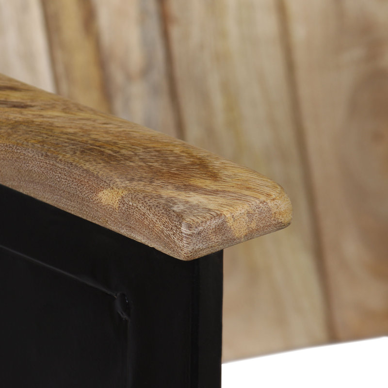 Banc de jardin en acier Adalina