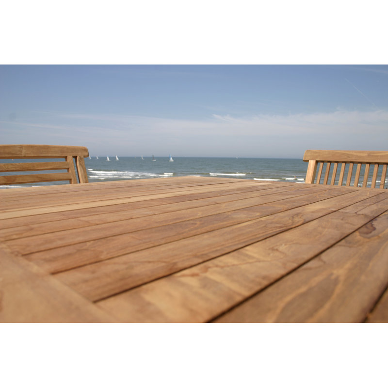 Table At The Beach by Pixinstock - Wrapped Canvas Print, 30cm H x 46cm W