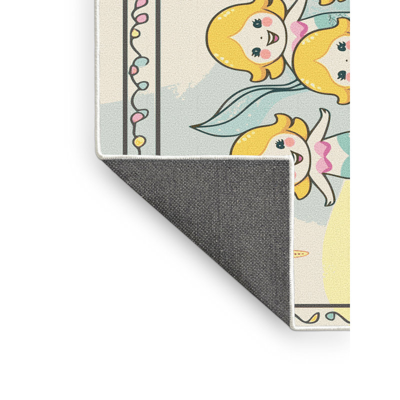 Tapis pour enfants Sunside Sails Mermaids Ocean, Rectangle de 5 pi x 8 pi