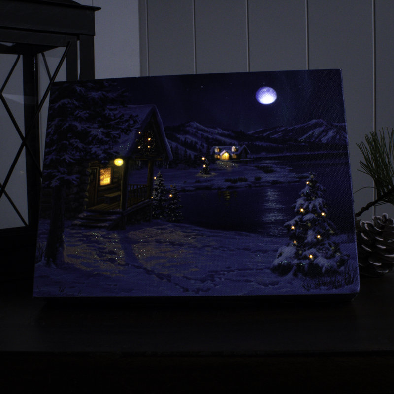 Moonrise 8x6 Lighted Tabletop Canvas