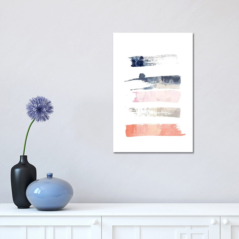Swatches V by Honeymoon Hotel - Wrapped Canvas Painting, 30.48 cm H x 45.72 cm W
