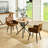 Huburt Set of 2 Dining Chairs With Armrest Side Chairs For Living Room Kitchen Dining Room-1745149403