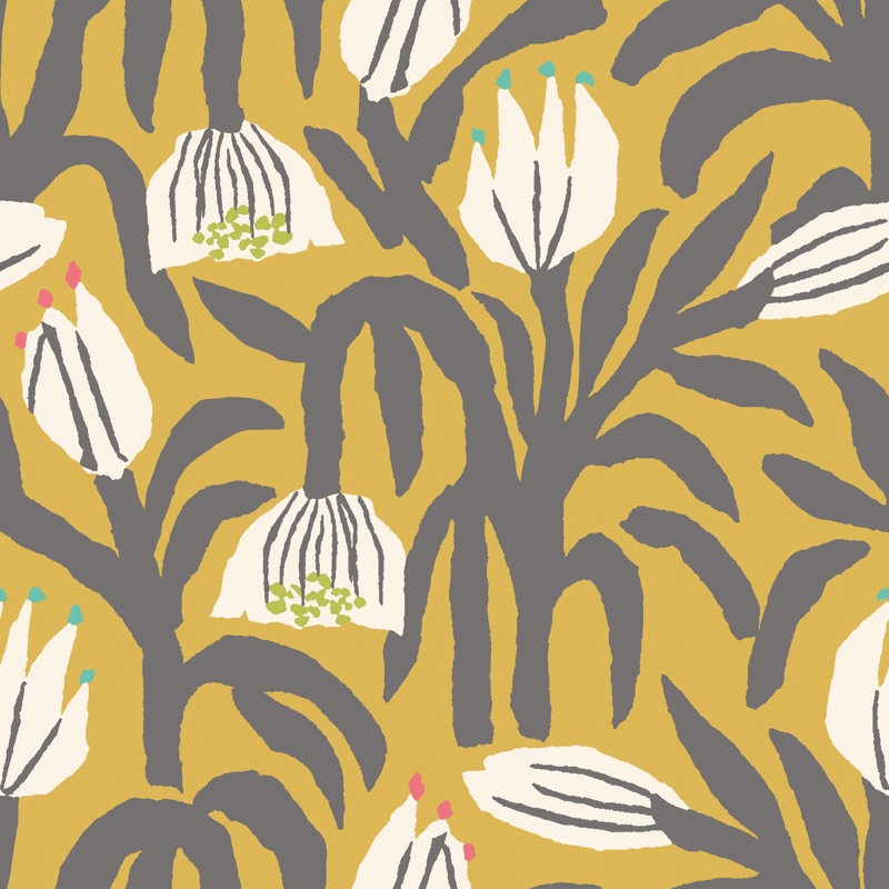 Spadafore 10m x 50cm Matte Wallpaper Roll, Green