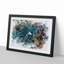 Hammerhead Shark in Abstract - Picture Frame Painting Print-55738099-55738107
