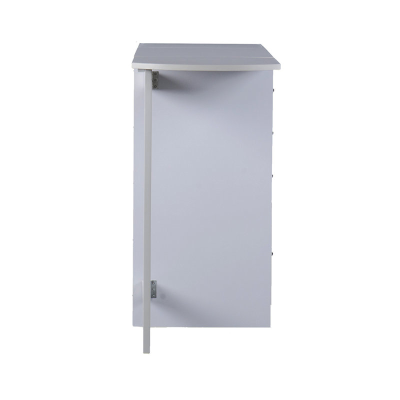 Organisateur pliable et bureau d'artisanat - Blanc