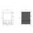20" Modern Bathroom Cabinet - Freestanding Cashmere Grey Vanity Sink With Ceramic-377631880