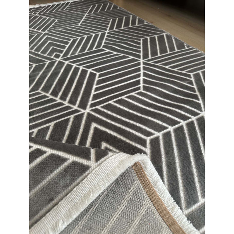 Tapis en coton Laneta avec envers antidérapant, Rectangle 3 pi 3 po x 4 pi 11 po