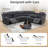 3 - Piece Upholstered Manual Reclining Sectional-1003992823