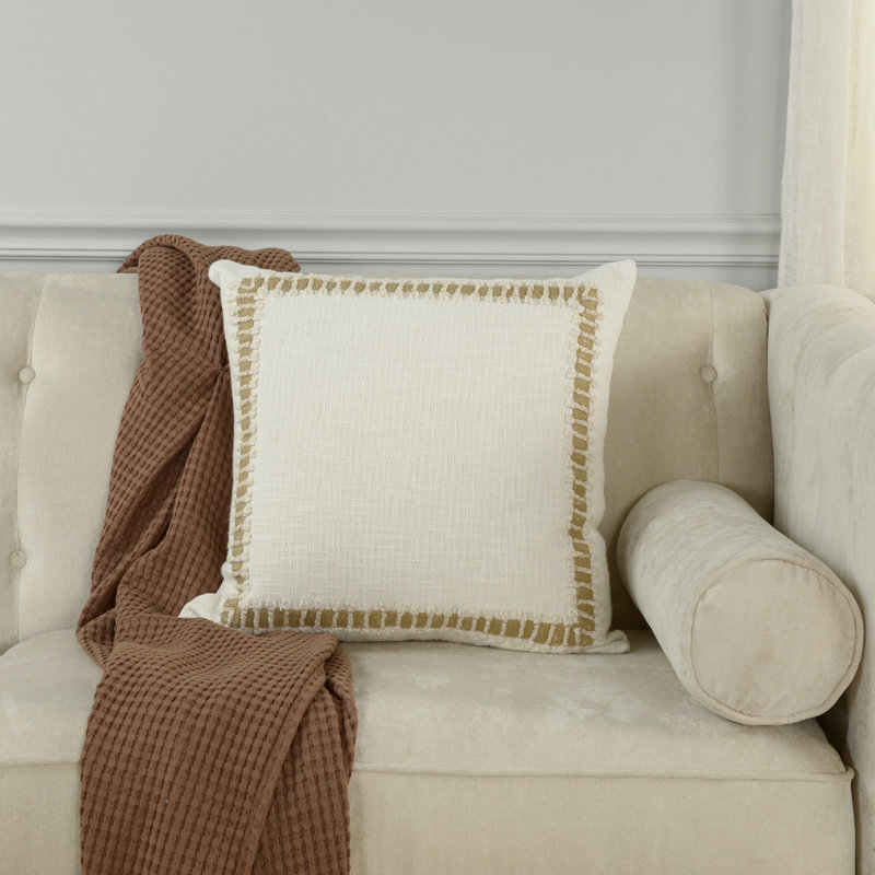 Coussin 100% coton, Alternative au duvet, Ivoire ivoire