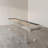 9'Premium Crystal Tempered-Glass Shuffleboard Table