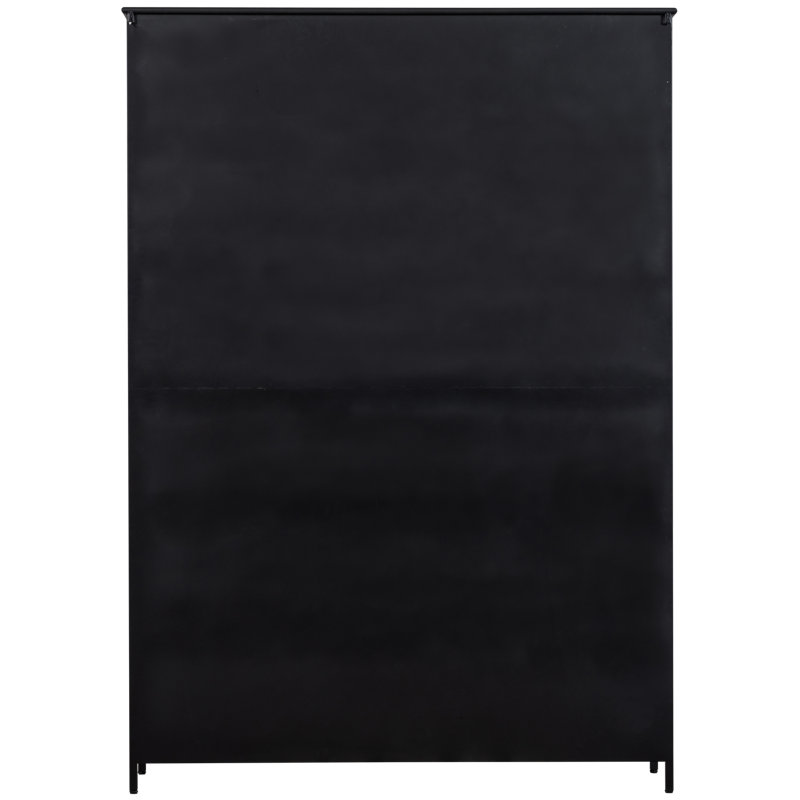 Exhibit Display Cabinet, Black