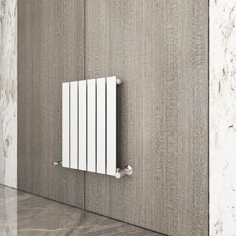 Aarvik Designer Radiator, White, 600cm H x 408cm W
