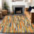 Machine Washable Indoor/Outdoor Christain ACN1317 Orange Rug-109532522