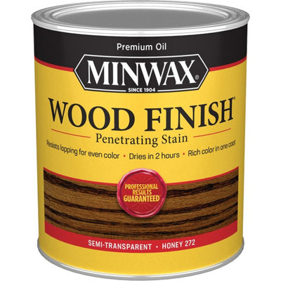 Minwax 70049 Qt Honey 272 Semi-Transparent Stain-1PK
