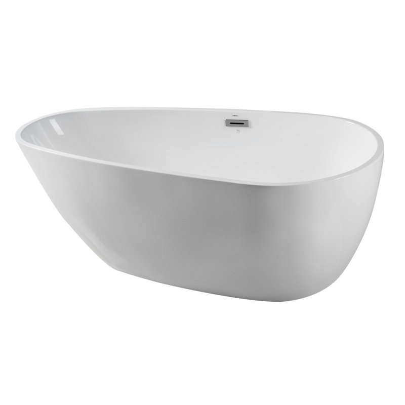 Capsule 59" x 29.5" Freestanding Soaking Bathtub