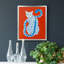 Toile encadrée complémentaire Complementary House Cat II - prête à être accrochée-1571993211-1571993207