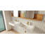 Lavabo de salle de bain mural rectangulaire en résine avec trop-plein 23,6 po x 17,7 po Badeloft WT-01-M-M-35943932