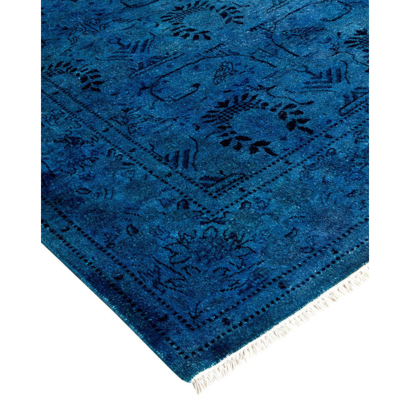 Fine Vibrance One-of-a-Kind 4' 2" X 5' 10" Hand Knotted Area Rug