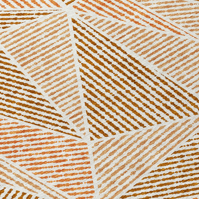 Tapis intérieur / extérieur en polyester tissé à la machine Itzayana, Rectangle 9 pi x 12 pi