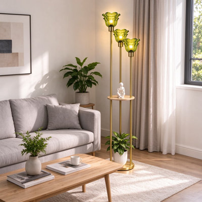 67.01 " Tray Table Floor Lamp