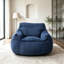 Grand fauteuil à billes en velours côtelé avec accoudoirs Comfy-919097292