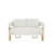 51" Wide Teddy Fleece Loveseat For Small Apartment-1572674923