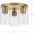 Bromwich Glass Flush Mount-83451036-83451034