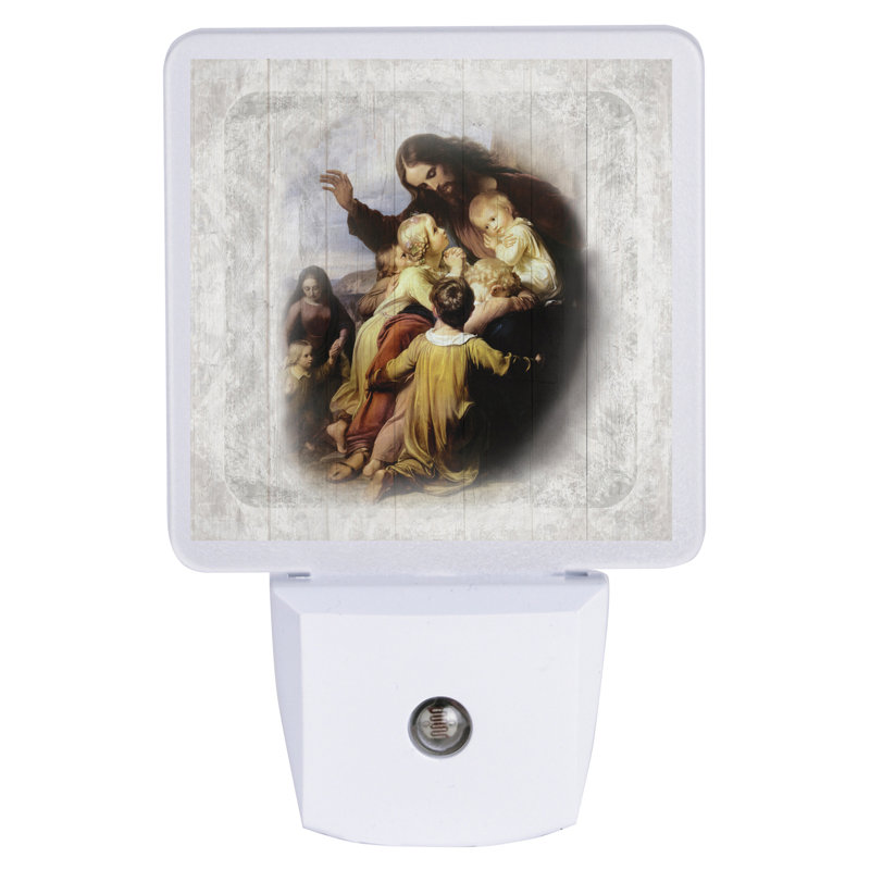 «Let The Children Come Unto Me Let Your Light Shine Nightlight»