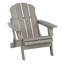 Chaise Adirondack pliante en bois pour l'extérieur