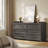 56.4"W Modern 6-Drawer Dresser-221922200