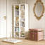Bibliothèque compacte, présentoir attrayant, armoire ouverte