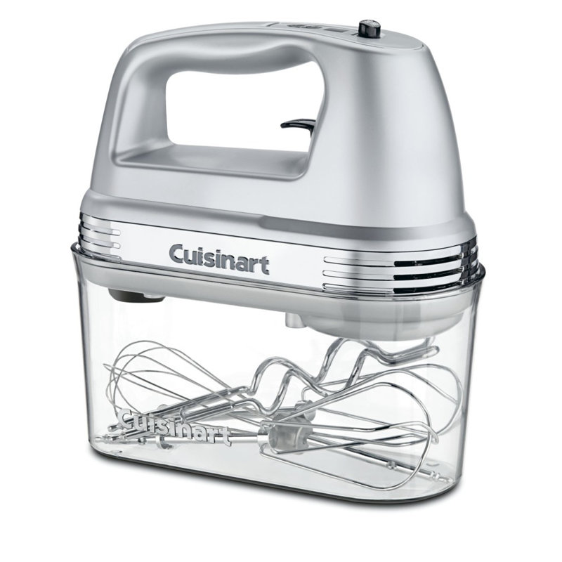 Cuisinart 9 Speed Hand Mixer, Brushed Chrome
