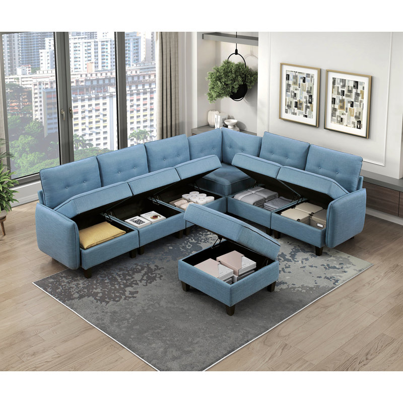 Canapé de coin modulaire 1 pièce