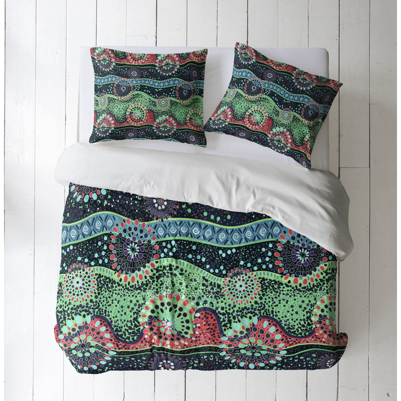 Modern & Contemporary Duvet Cover, King Duvet Cover + 2 King Shams