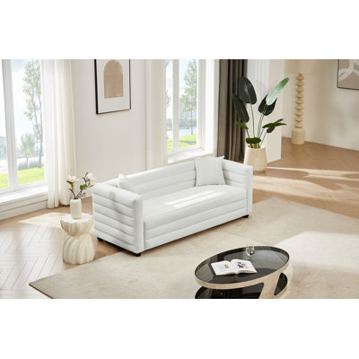 Caydon 64.6'' Velvet Square Arm Sofa