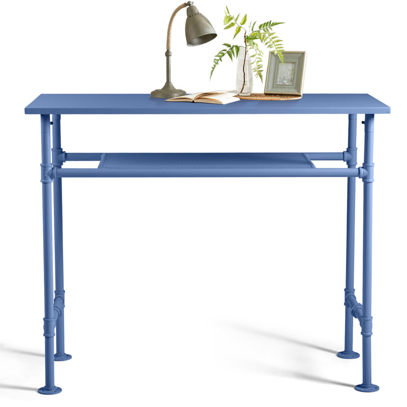 Mylinh Metal Dining Table, Blue