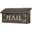 Pasadena Brass Wall Mounted Mailbox-716021972-716021992