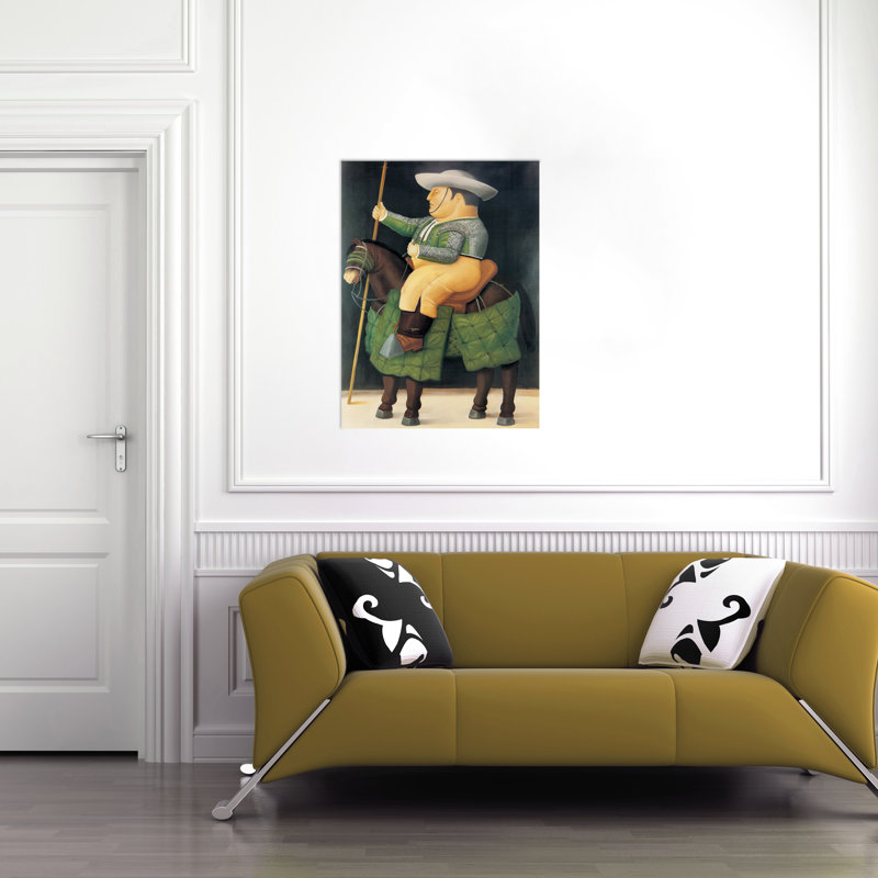 Botero - No Frame Print on Wood