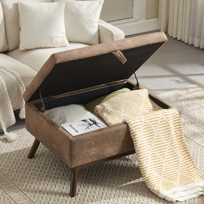 Banc de rangement Mid-Century