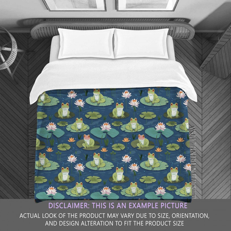 Frog Bedding, Twin Extra Long Comforter