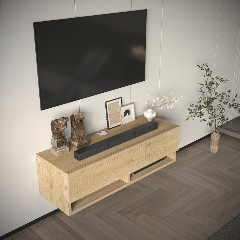 90cm Modular Floating TV Stand Drop Down Door