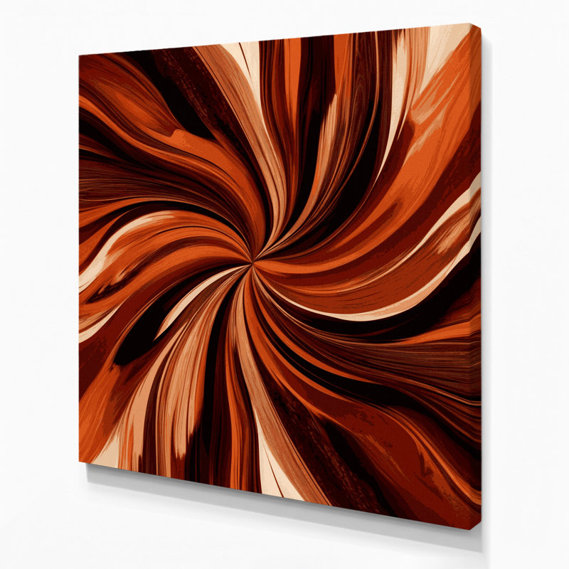 Art numérique sur toile, abstraction numérique 14, H 12 po x l 12 po