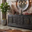 Buffet en bois massif sculpté à 3 tiroirs et 4 portes-1251013023