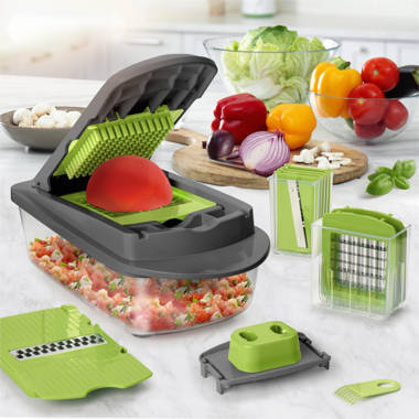 Commercial Vegetable Fruit Electric Salad Chopper Cutter Slicer Dicer  Shredder