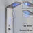 48'' Shower Panel with Fixed Shower Head