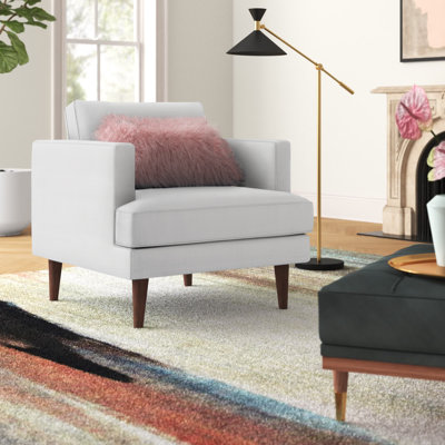 Agile Upholstered Fabric Armchair