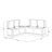 Breakfast Nook Corner Storage Bench L-Shaped Dining Bench With Hidden Flip-Top Storage-125254267