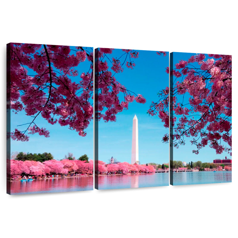 Lilie Washington Spring Sakura, 32" H x 50" W