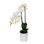 Real Touch Phalaenopsis Orchids in White Cylinder Pot