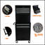 Armoire à outils sur roulettes, coffre à outils roulant verrouillable à 6 tiroirs avec 4 roues universelles, organisateur de rangement de boîte à outils détachable 2 en 1 pour atelier de réparation-1218697221